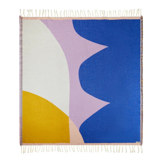 Merino Wool Blanket Lilac