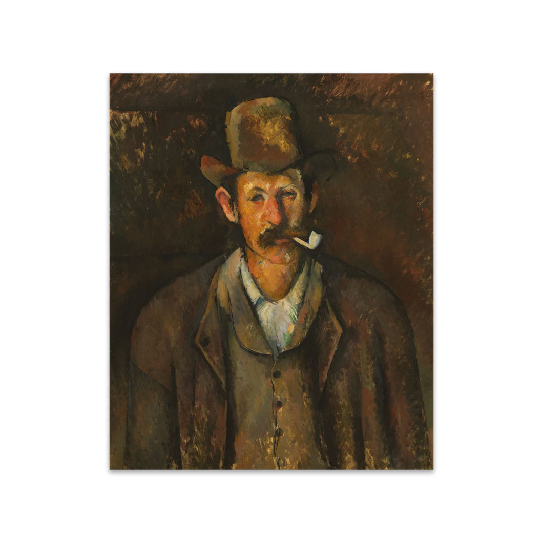 Print Board Paul Cézanne, Man with a Pipe