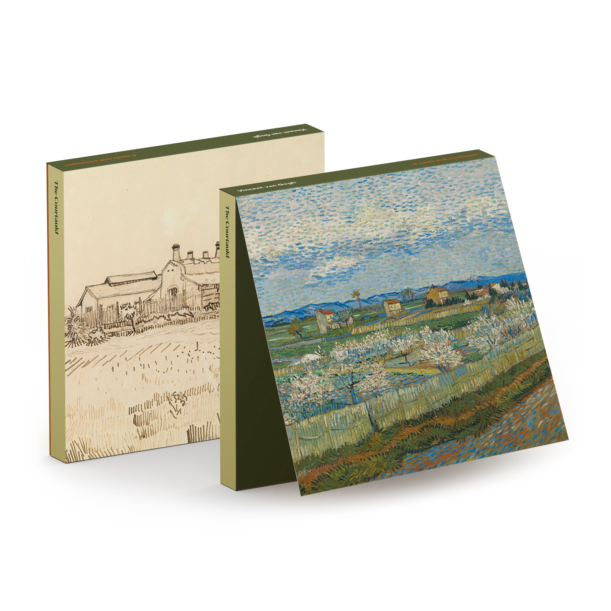 Notecard Wallet Vincent van Gogh Peach Trees