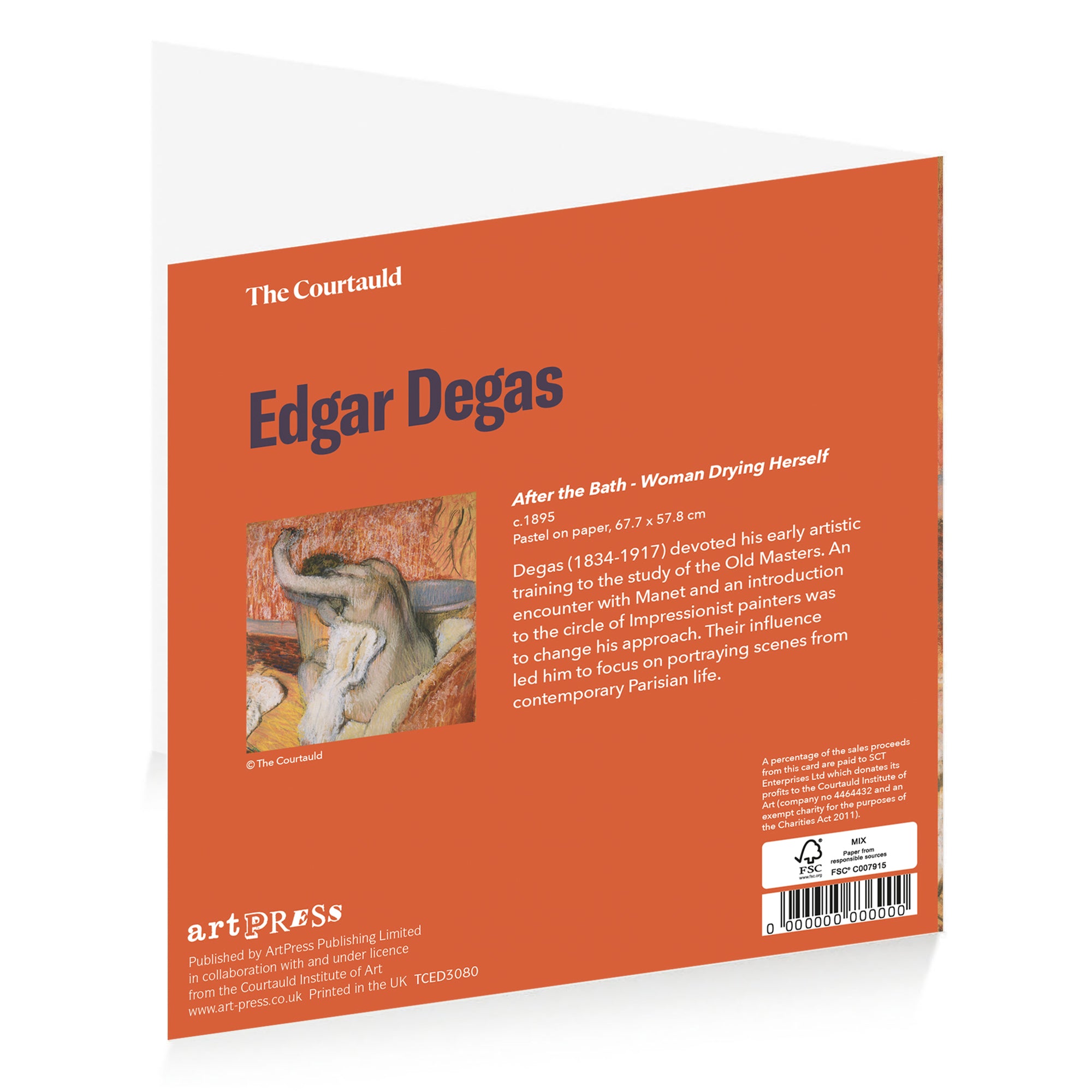 Degas After the Bath