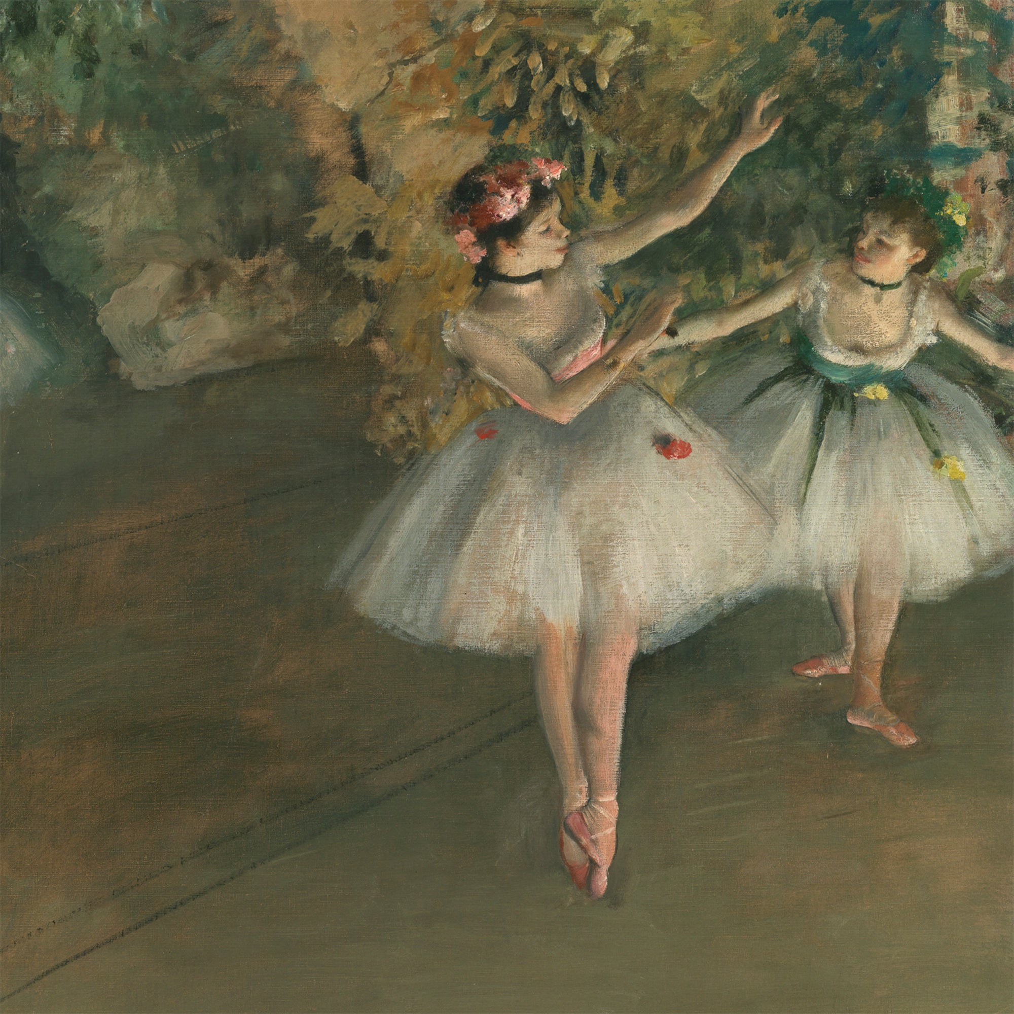 Degas Two Dancers Greetings Card