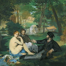 Load image into Gallery viewer, Manet Le Déjeuner Single Greetings Card
