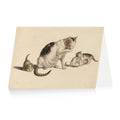 Mind Three Kittens Greetings Card