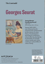 Load image into Gallery viewer, Seurat Woman Powdering Greetings Card
