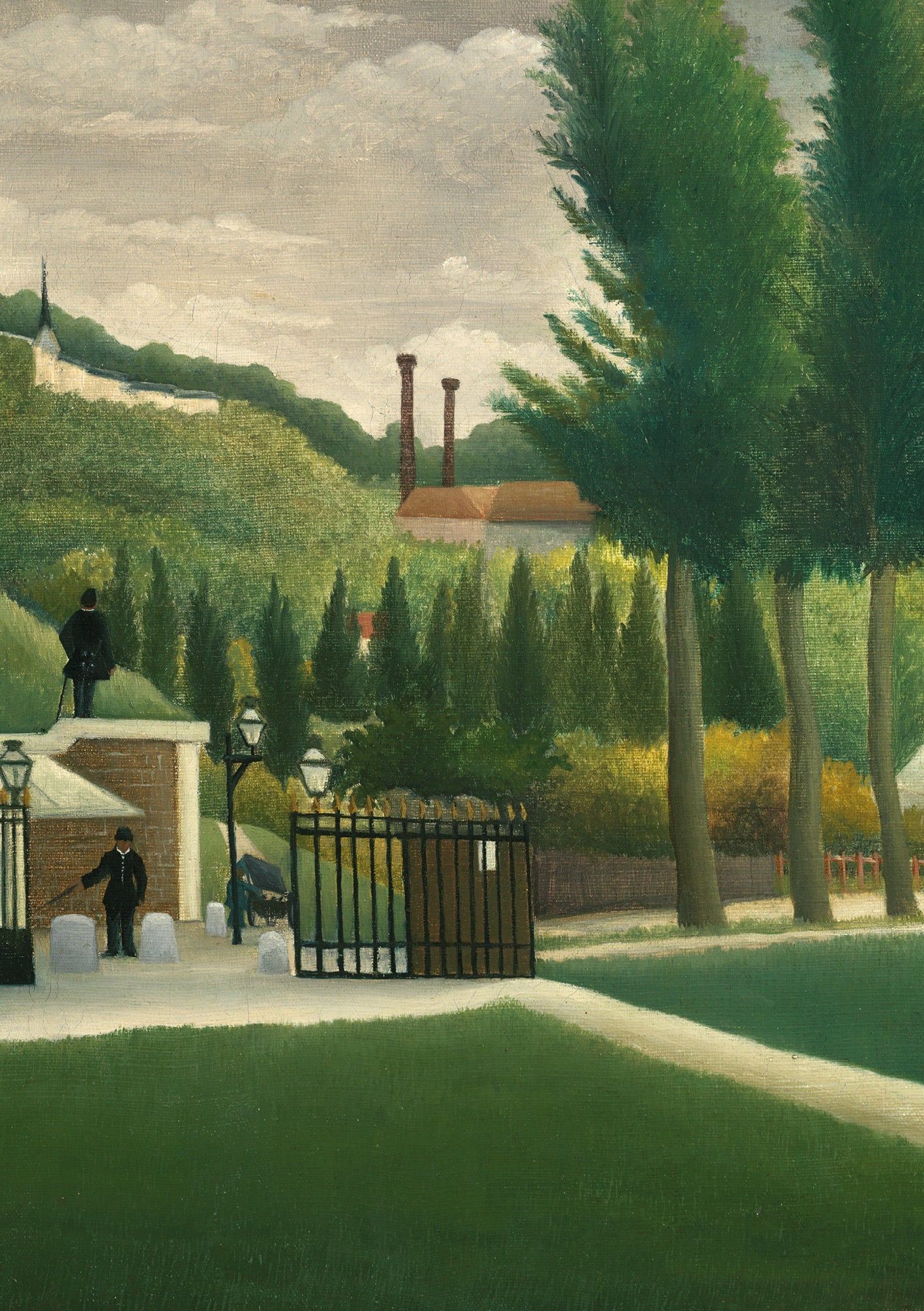 Rousseau Toll Gate Greetings Card