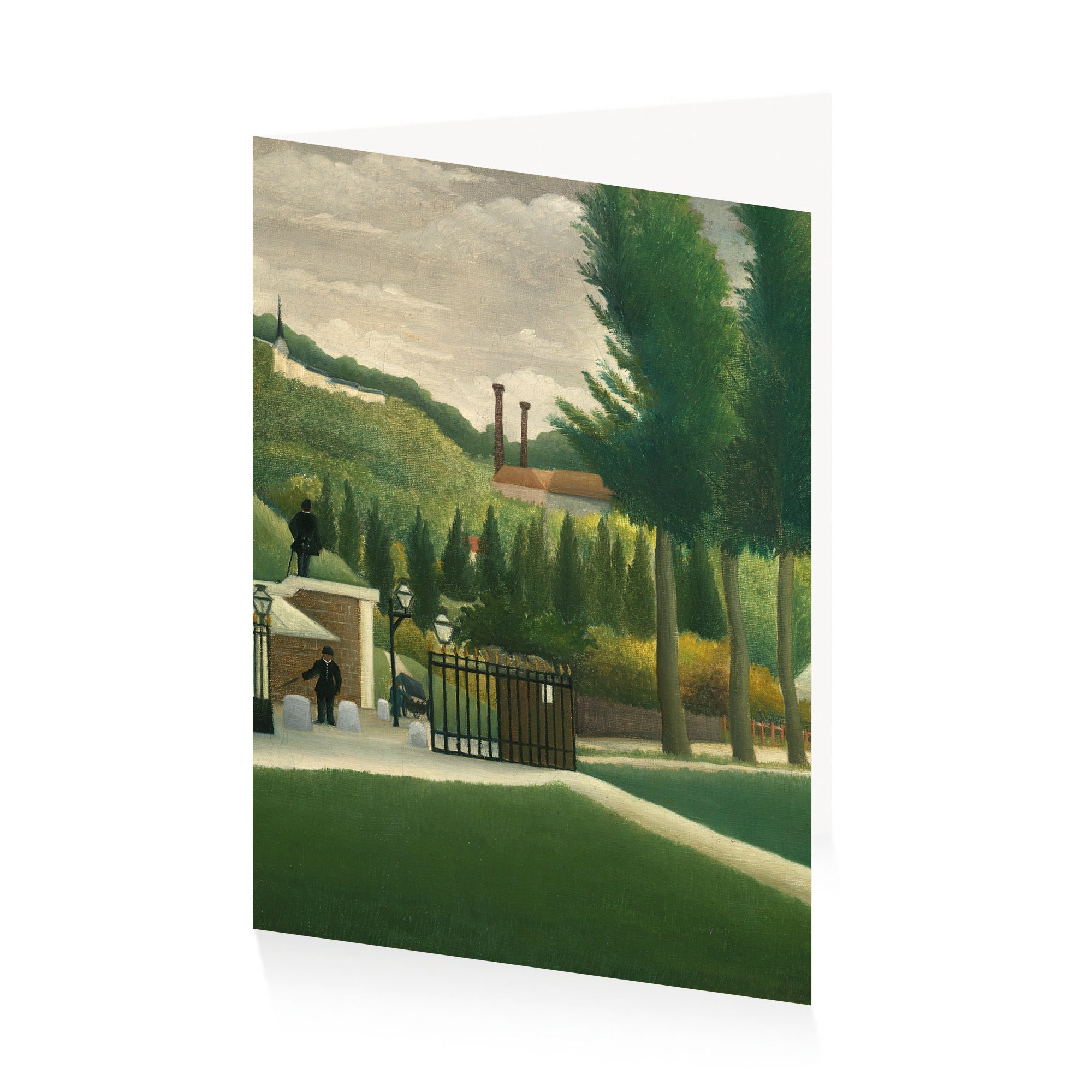 Rousseau Toll Gate Greetings Card