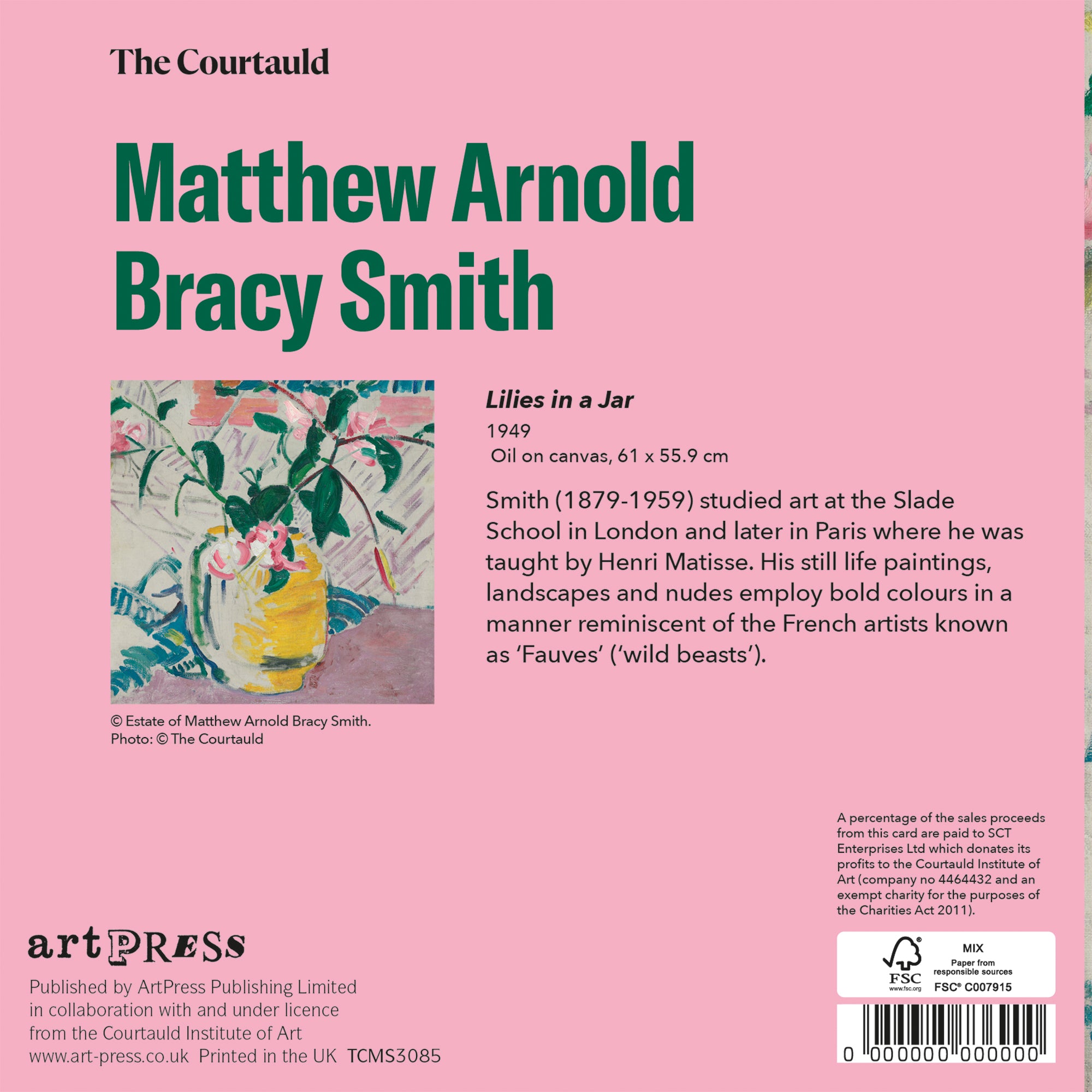 Smith Lilies Greetings Card