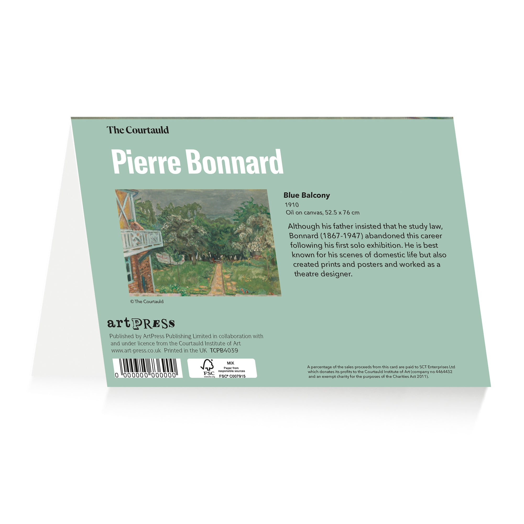 Notecard Wallet Pierre Bonnard Landscape