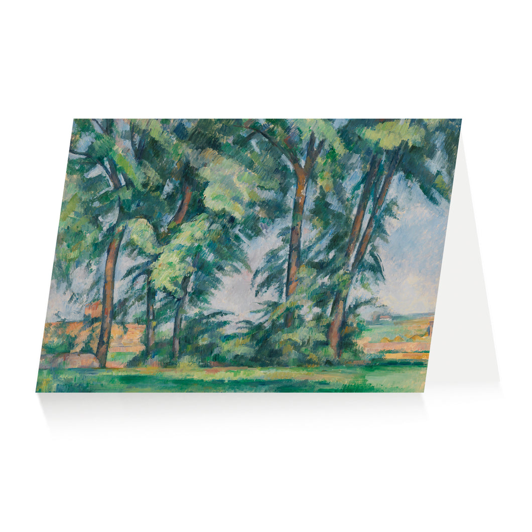 Cézanne Tall Trees Greetings Card