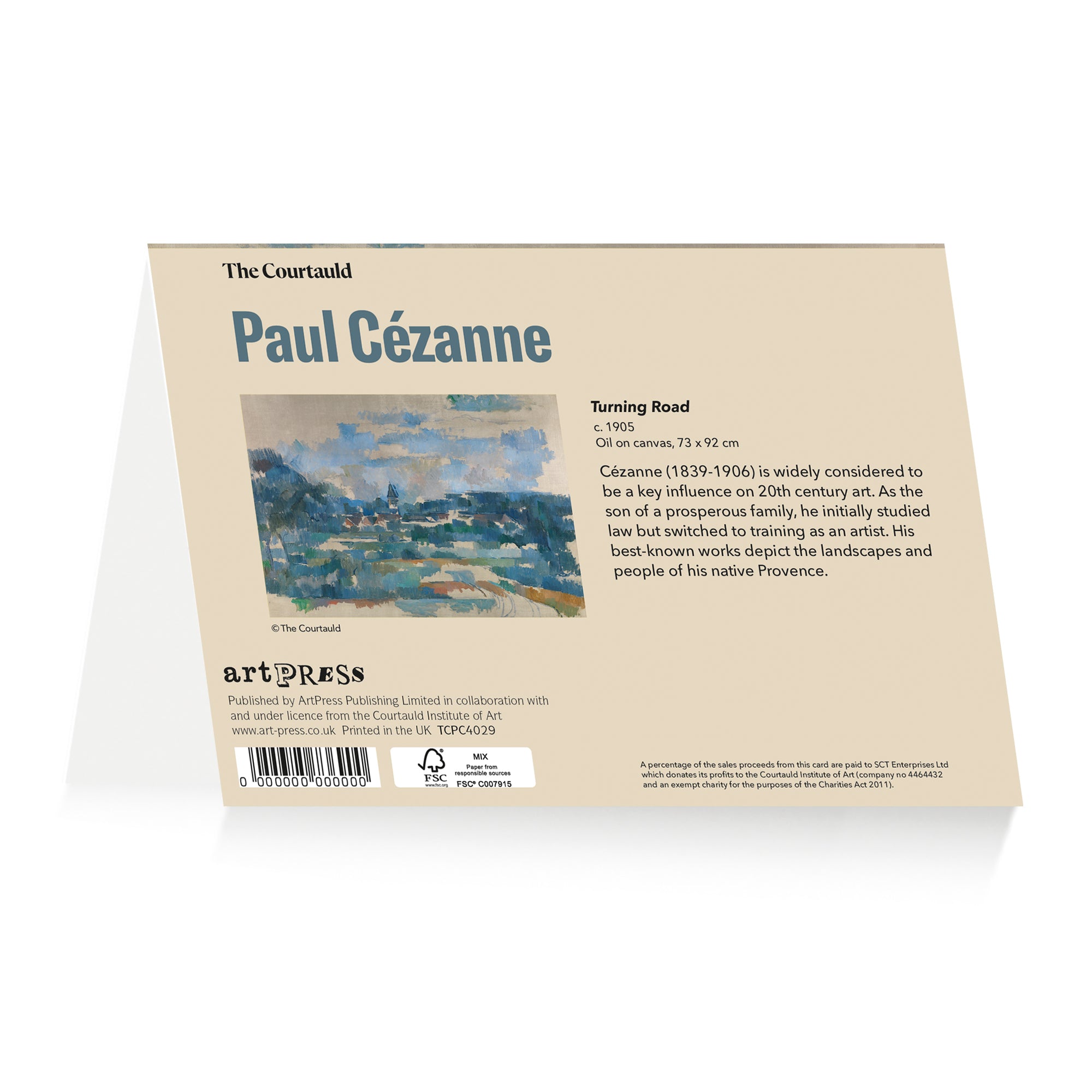 Notecard Wallet Paul Cézanne Montagne