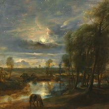 Load image into Gallery viewer, Rubens Moonlight Greetings Card
