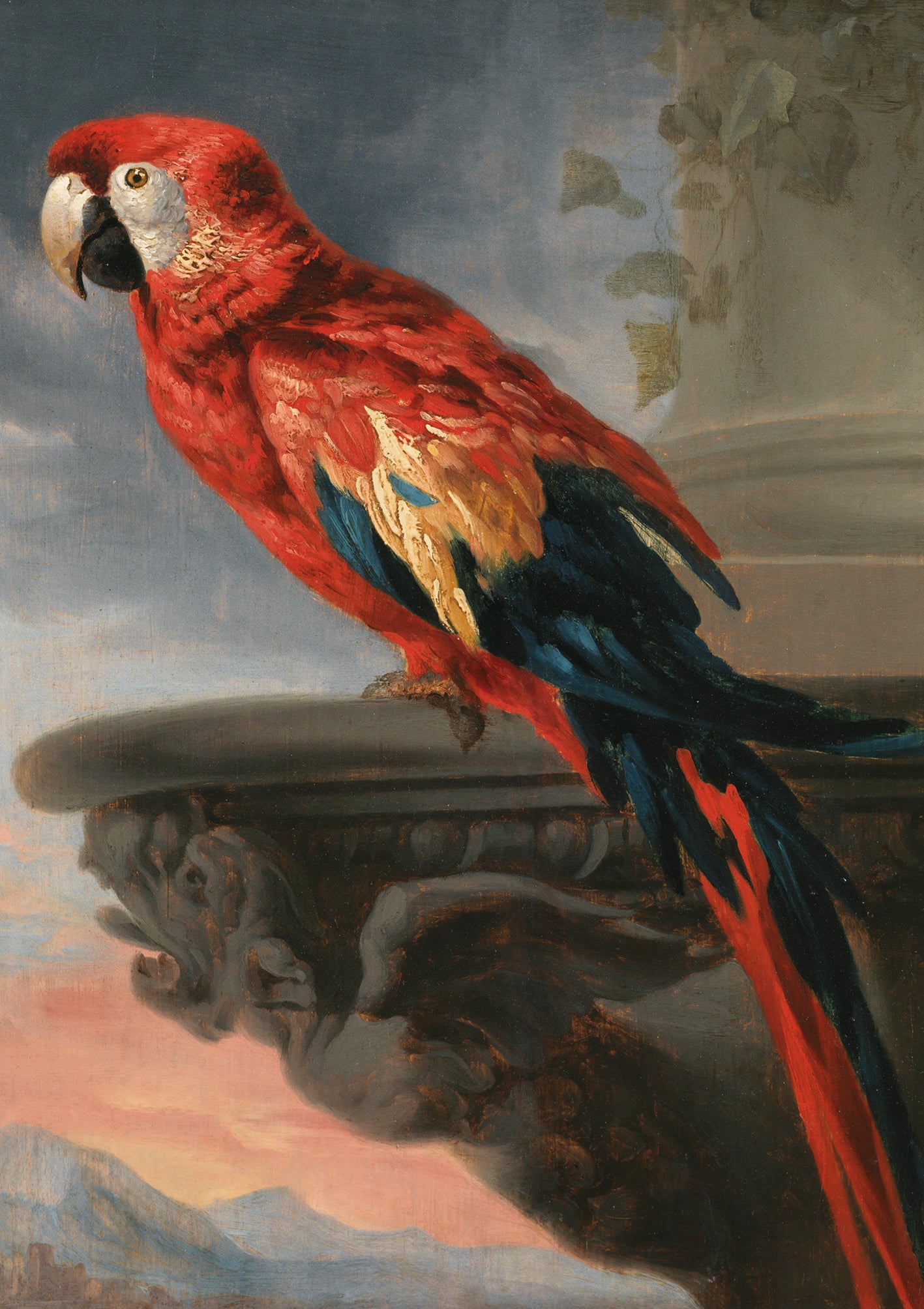 Rubens Parrot Greetings Card