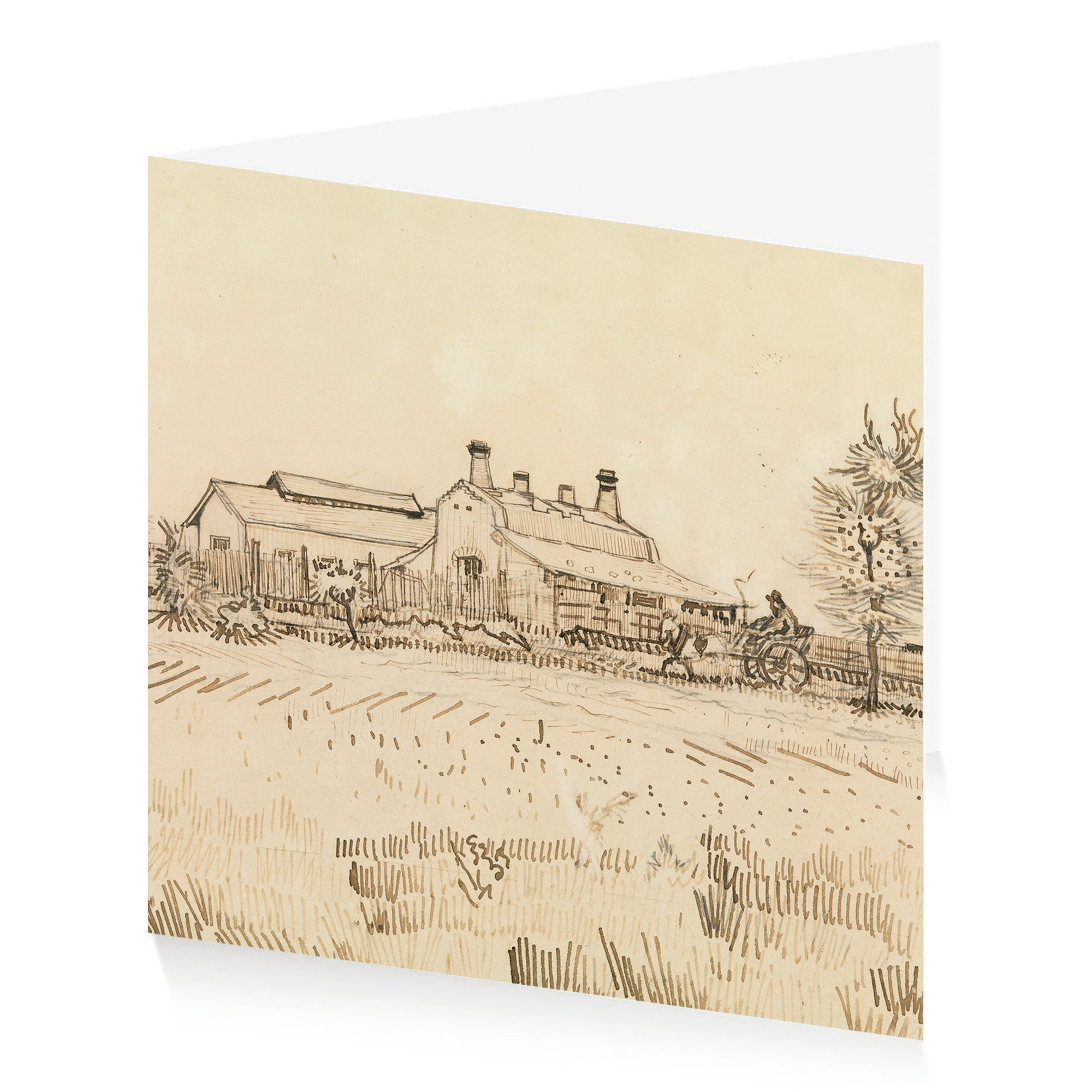 Notecard Wallet Vincent van Gogh Peach Trees