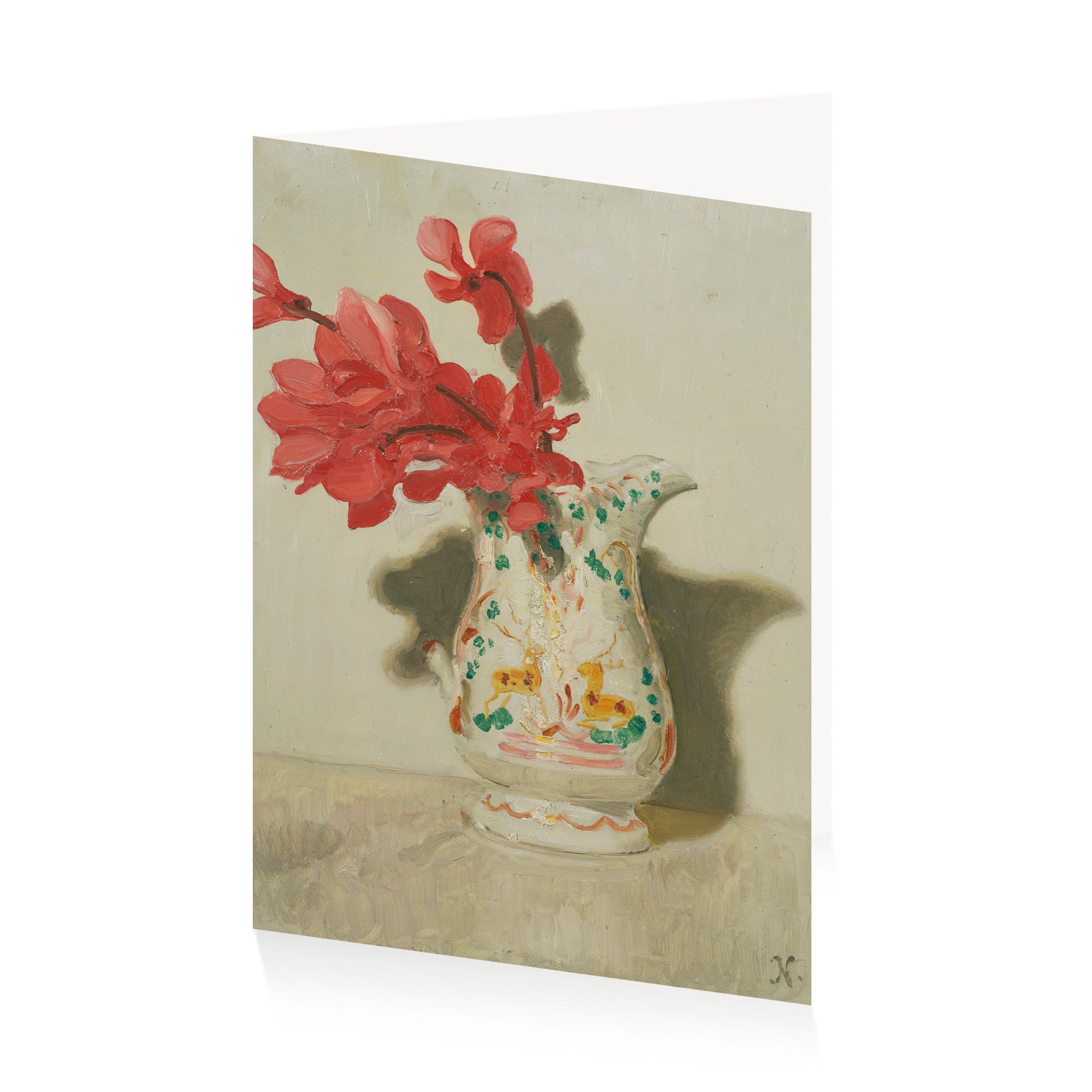Nicholson Cyclamen Greetings Card