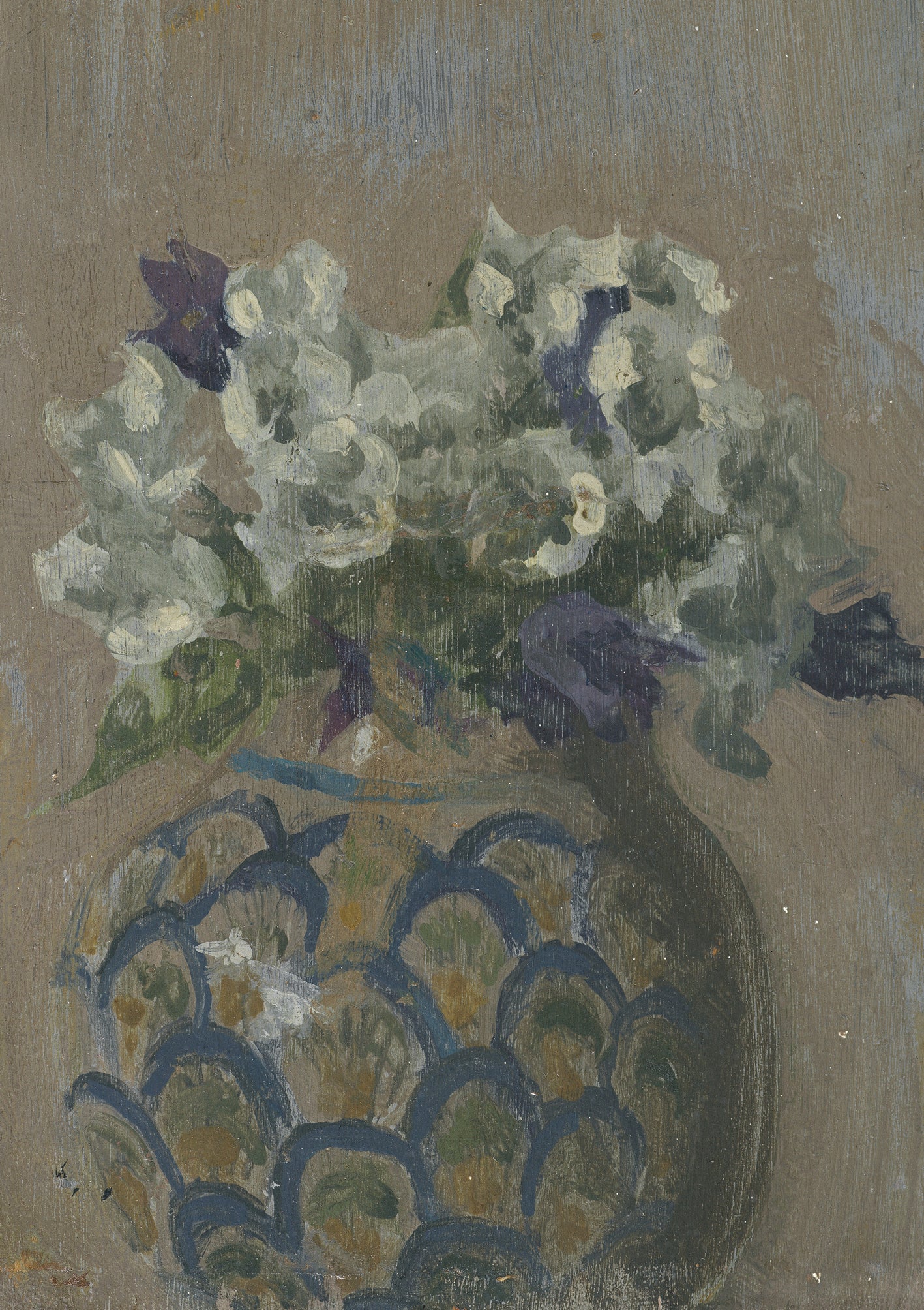Sickert Sweet Violets Greetings Card
