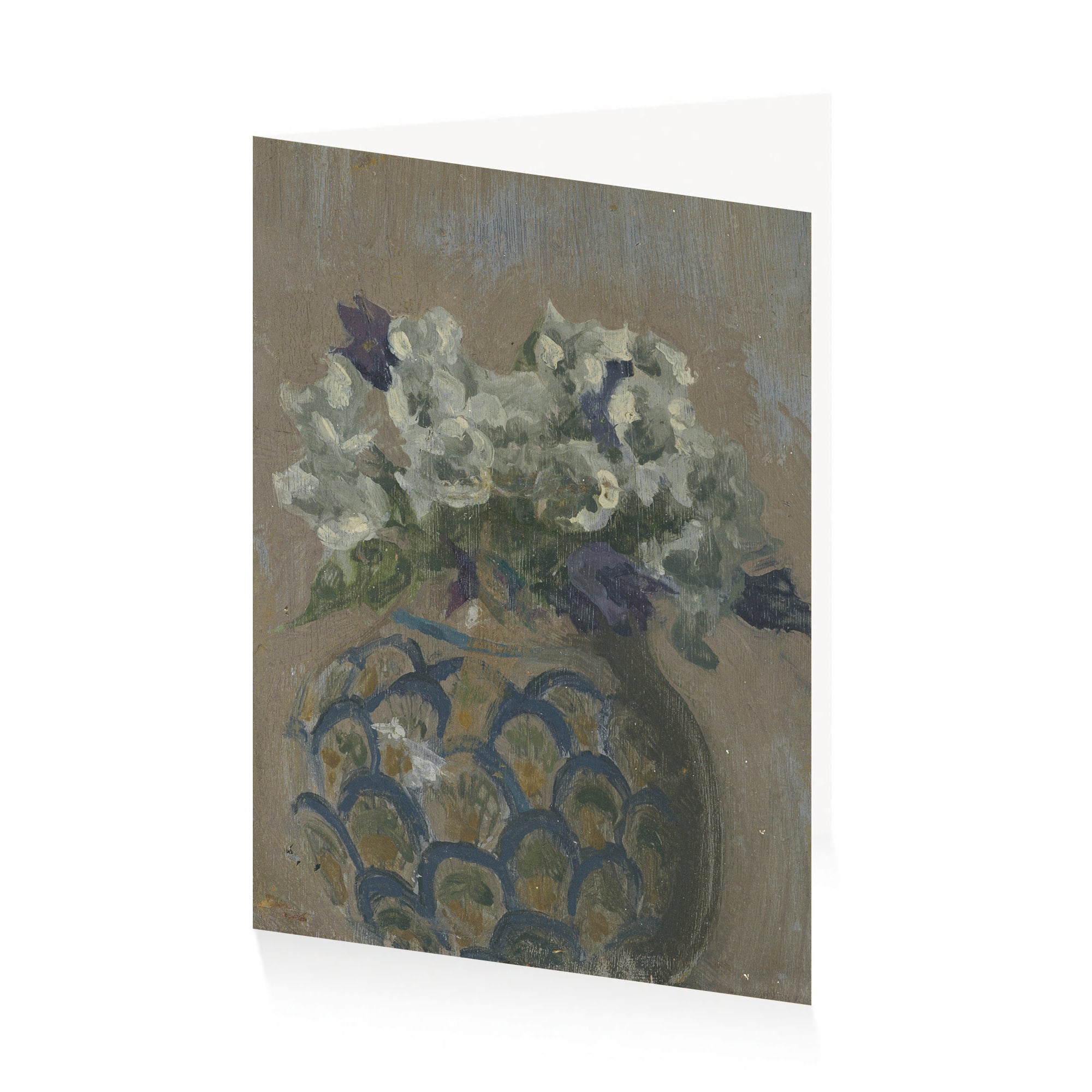 Sickert Sweet Violets Greetings Card
