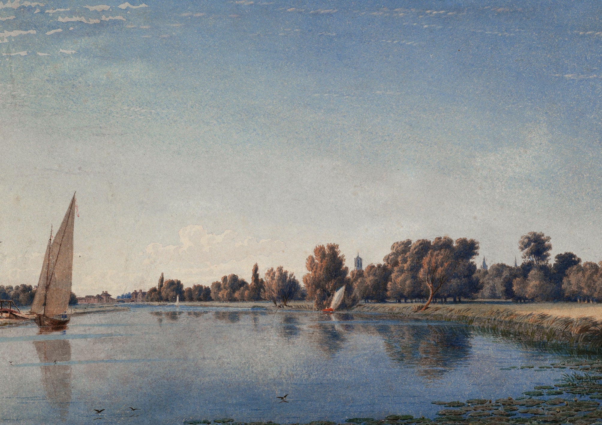 William Turner On the Isis Greetings Card