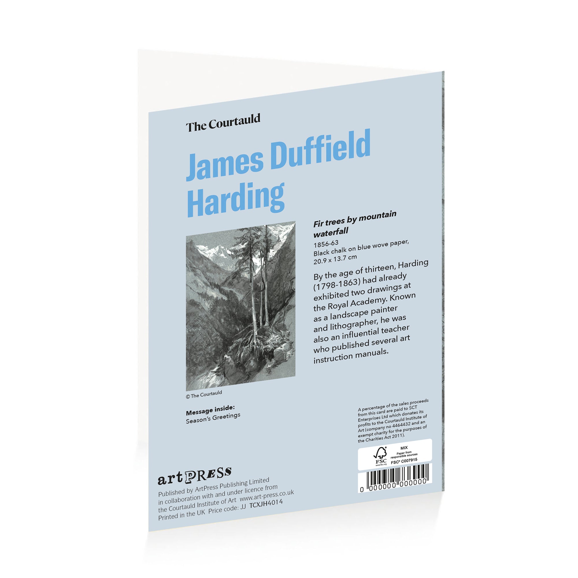James Duffield Harding Xmas Wallet