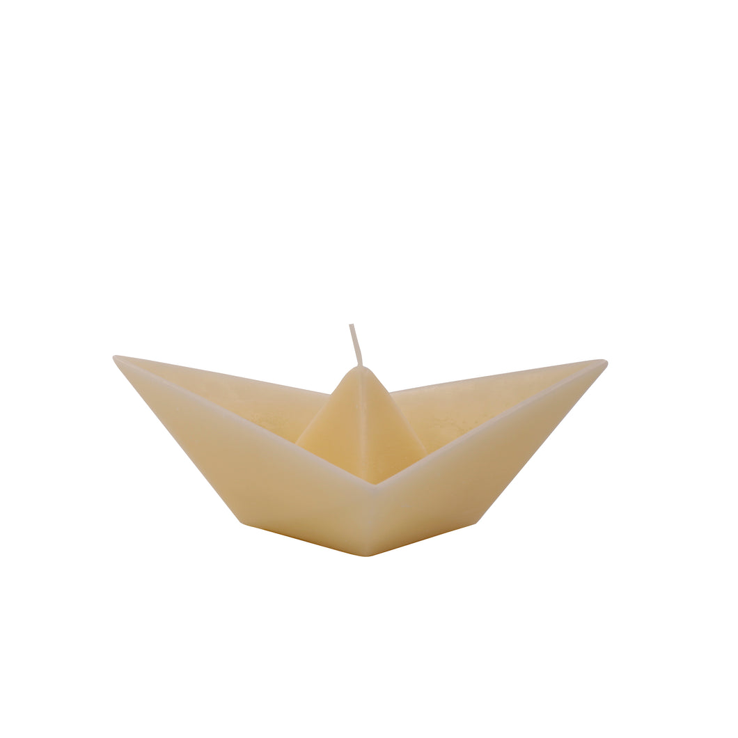 Small Boat Candle Ivory