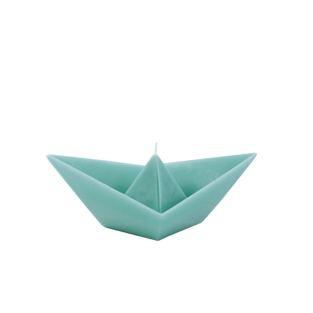 Small Boat Candle Turquoise