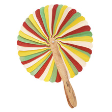 Load image into Gallery viewer, Striped Palm Fan Medium Assorted
