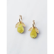 Load image into Gallery viewer, Mini Pear Hoops
