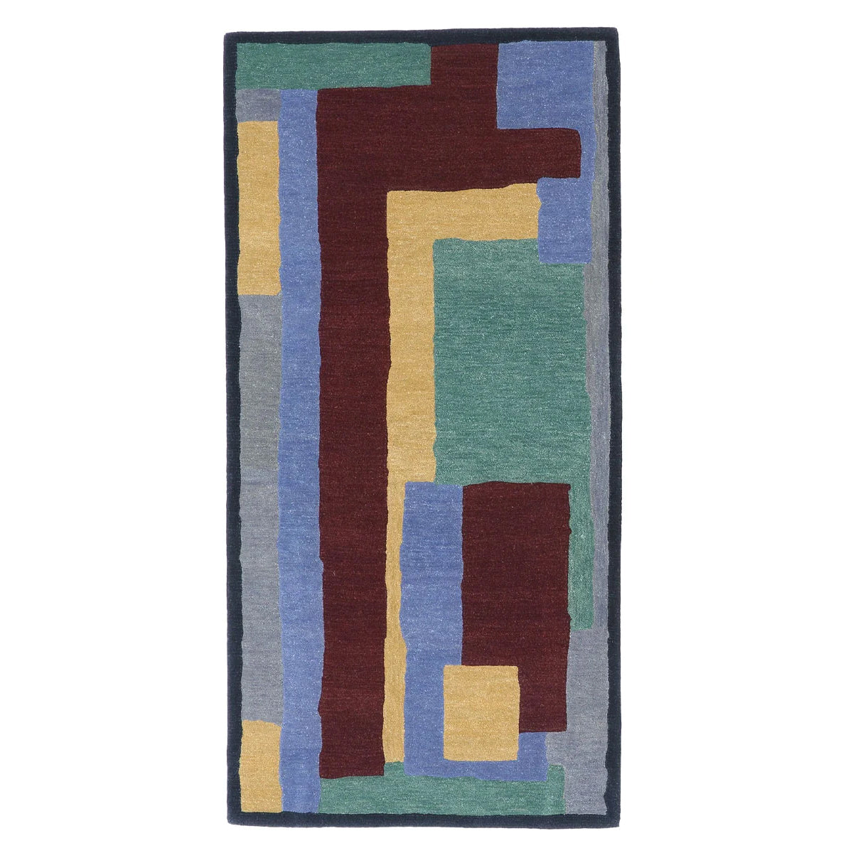 Omega Workshops Rectangles Rug – The Courtauld Shop
