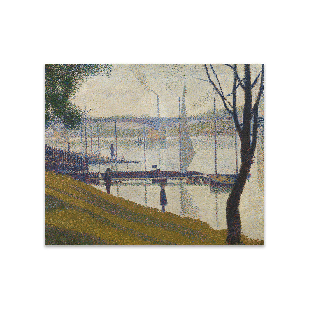Print Board Georges Seurat, The Bridge at Courbevoie