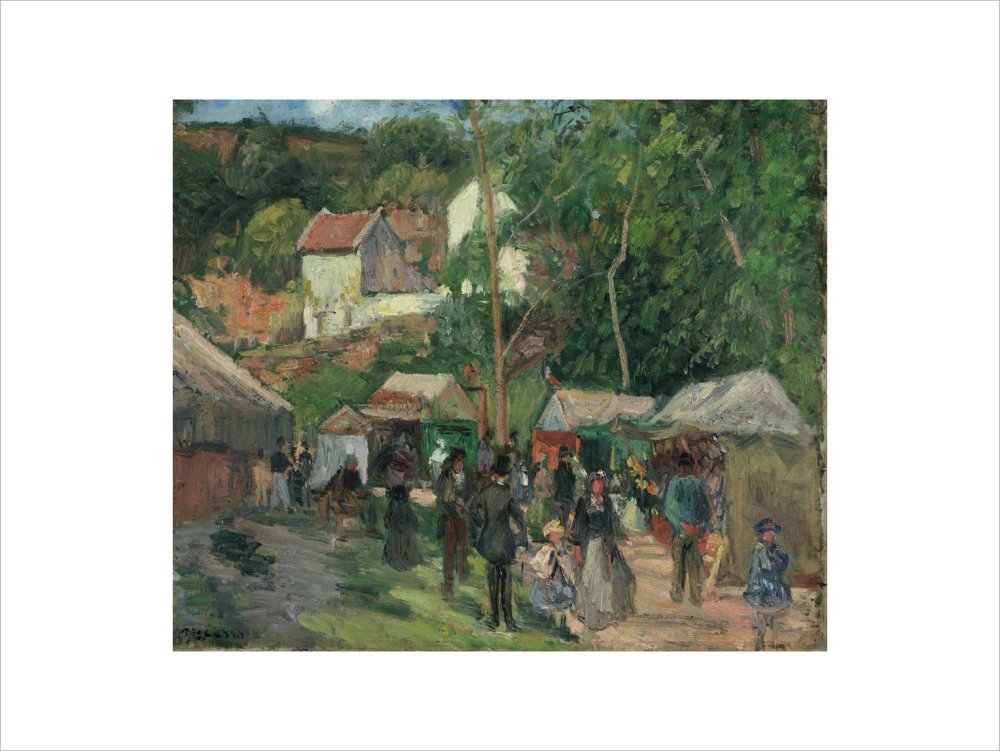 Camille Pissarro, Festival at L'Hermitage
