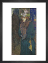 Load image into Gallery viewer, Henri de Toulouse-Lautrec, Jane Avril in the Entrance to the Moulin Rouge
