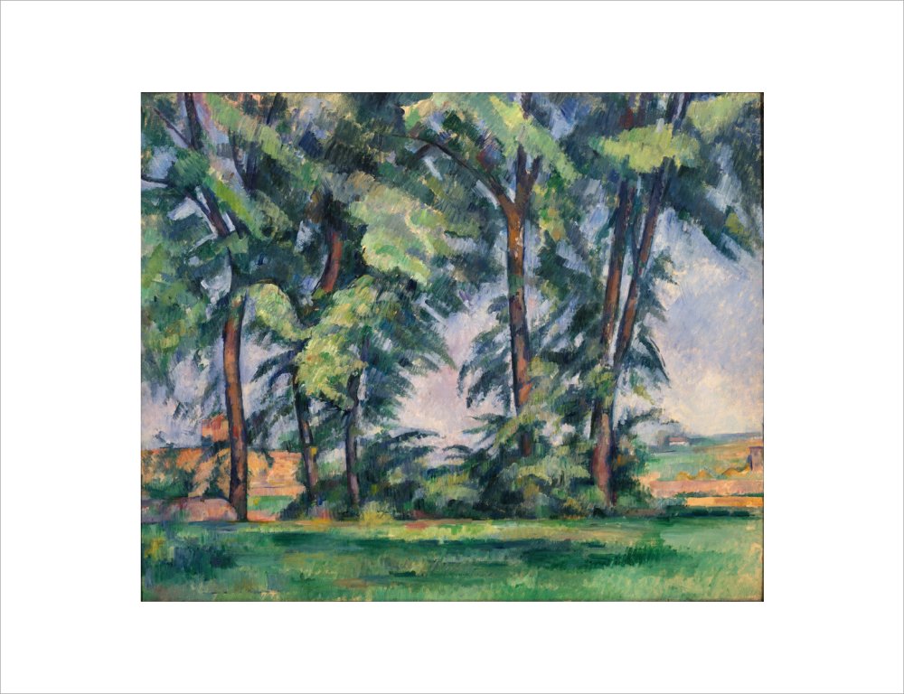 Paul Cézanne, Tall Trees at the Jas de Bouffan