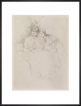 Load image into Gallery viewer, Berthe Morisot Drawing, with Her Daughter
