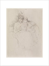 Load image into Gallery viewer, Berthe Morisot Drawing, with Her Daughter
