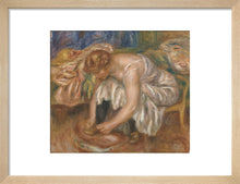 Load image into Gallery viewer, Pierre-Auguste Renoir, Woman Tying Her Shoe

