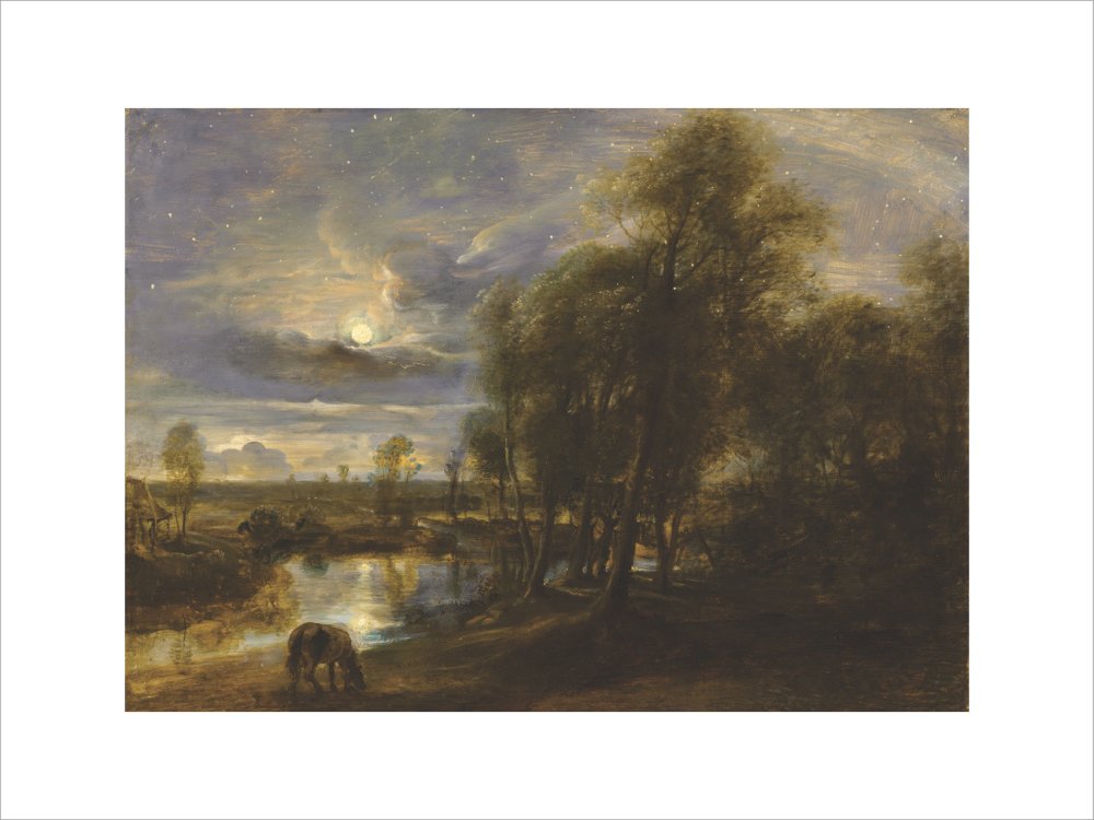 Peter Paul Rubens, Landscape by Moonlight