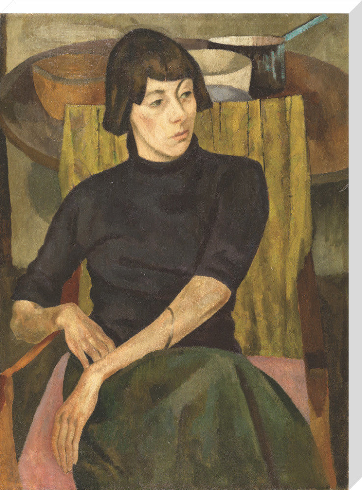 Roger Eliot Fry, Portrait of Nina Hamnett, Canvas, X- Large
