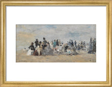 Load image into Gallery viewer, Eugene Louis Boudin, Beach at Trouville
